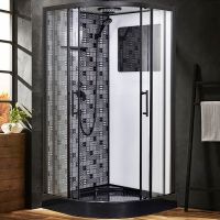 Душевая кабина Esbano ESB-100CR 100x100 без гидромассажа арт-ESKBB100CR — фото 1, Душевые кабины