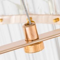 Люстра Artelamp Jastin Прозрачная Золото арт-A2848SP-3GO — фото 4, Люстры