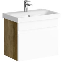 Тумба под раковину Aqwella Smart 60 подвесная Дуб балтийский арт-SRT0106DB — фото 1, Тумбы под раковину