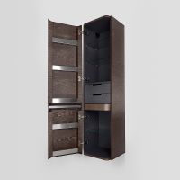 Шкаф пенал AM.PM Sensation 40 L подвесной Табачный дуб арт-M30CHL0406TF — фото 5, Пеналы для ванной комнаты