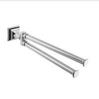 Полотенцедержатель двойной Colombo Design Portofino Хром арт-B3212.CR — фото 1, Полотенцедержатели