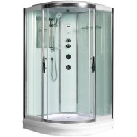 Душевая кабина WeltWasser WW500 Emmer 11015 110x110 профиль Хром стекло прозрачное арт-10000003286 — фото 1, Душевые кабины