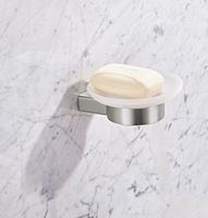 Мыльница Milacio Ultra нержавеющая сталь / настенная / 11x4.2x10.2 см арт-MCU.962.SS — фото 3, Мыльницы