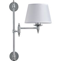 Настенный светильник Crystal Lux Белый Хром арт-POESIA AP1 CHROME — фото 1, Бра