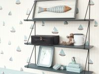 Обои детские Casadeco Rose Nino Винил на флизелине (0,53*10,05) Голубой, Корабли арт-85666411 — фото 2, Обои для стен