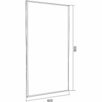 Товар: Зеркало 1MarKa Cube 60 с фацетом арт-У83243 - фото 4 Зеркало 1MarKa Cube 60 с фацетом арт-У83243 — фото 4, Зеркала в ванную комнату