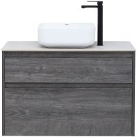 Тумба под раковину Aquanet Nova Lite 90 подвесная Дуб рошелье арт-242267 — фото 2, Тумбы под раковину