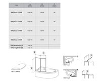 Товар: Шторка на ванну Ravak Supernova VSK2 Rosa 150 R профиль Белый витраж пластик Rain арт-76P8010041 - фото 3 Шторка на ванну Ravak Supernova VSK2 Rosa 150 R профиль Белый витраж пластик Rain арт-76P8010041 — фото 3, Шторки для ванной распашные