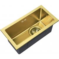 Кухонная мойка ZorG PVD Bronze 23 Бронза арт-SZR-2344 BRONZE — фото 1, Кухонные мойки