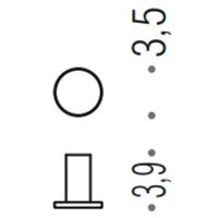 Крючок Colombo Design Mini Нержавеющая сталь арт-CD107.HPS1 — фото 2, Крючки для полотенец