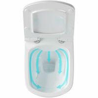 Унитаз Ravak Classic RimOFF подвесной без сиденья арт-X01671 — фото 4, Подвесные унитазы