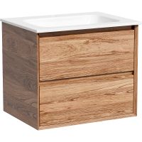 Тумба под раковину Sancos Marmi 2.0 60 подвесная Дуб чарльстон арт-MR2.060ECH — фото 1, Тумбы под раковину