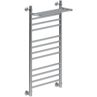 Водяной полотенцесушитель Ника Classic ЛП (Г2) ВП 100/50 с полкой Хром арт-ЛП Г2 ВП 100/50 — фото 1, Водяные полотенцесушители