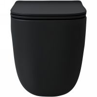 Унитаз Esbano Garant подвесной Черный матовый с сиденьем Микролифт арт-ESUPGARABM — фото 2, Подвесные унитазы