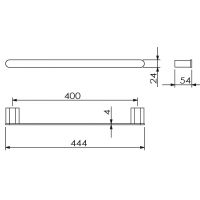 Товар: Полотенцедержатель Langberger Lugano Хром арт-24001A - фото 4 Полотенцедержатель Langberger Lugano Хром арт-24001A — фото 4, Полотенцедержатели