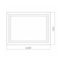 Товар: Зеркало Azario Ливия 120 с подсветкой с сенсорным выключателем арт-LED-00002270 - фото 2 Зеркало Azario Ливия 120 с подсветкой с сенсорным выключателем арт-LED-00002270 — фото 2, Зеркала в ванную комнату
