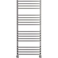 Водяной полотенцесушитель Terminus Берн П18 500х1200 Хром, нижнее подключение, G 1/2" ВР, с комплектом вентилей арт-4670078513427 — фото 2, Водяные полотенцесушители