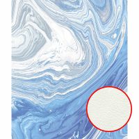 Фреска Ortograf Misto 34034 Фактура флок FLK Флизелин (2,5*3) Синий/Белый, Абстракция арт-34034 (флок FLK) — фото 1, Фрески