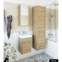 Шкаф пенал Sanflor Ларго2 40 R Швейцарский вяз арт-Н0000000519 — фото 1, Пеналы для ванной комнаты