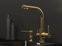 Смеситель для кухни Paulmark Essen Золото арт-Es213011-G — фото 3, Смесители для кухни