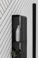 Товар: Металлическая полка Aquanet Магнум H 20х130 Черная матовая арт-326459 - фото 10 Металлическая полка Aquanet Магнум H 20х130 Черная матовая арт-326459 — фото 10, Полки для ванной и душа