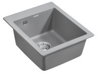 Товар: Кухонная мойка Paulmark Kante 40 Серый металлик арт-PM104249-GRM - фото 2 Кухонная мойка Paulmark Kante 40 Серый металлик арт-PM104249-GRM — фото 2, Кухонные мойки