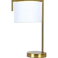 Настольная лампа Artelamp Aperol Белая Полированная медь арт-A5031LT-1PB — фото 1, Настольные лампы