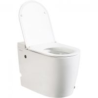 Унитаз Abber Bequem приставной с сиденьем Микролифт арт-AC1114P — фото 2, Умные унитазы