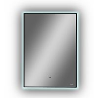 Зеркало Bond Cube 60x80 с подсветкой Черное с бесконтактным выключателем арт-M36ZE-6080 — фото 5, Зеркала в ванную комнату