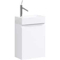 Тумба под раковину Aqwella Леон 40 подвесная Белая арт-Ln-MP.01.04/W — фото 1, Тумбы под раковину