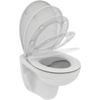 Унитаз Ideal Standard Eurovit подвесной с сиденьем Микролифт арт-K881201 — фото 3, Подвесные унитазы