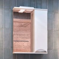 Зеркало со шкафом Vigo Callao 50 R с подсветкой Белое арт-z.CAL.50.R.El — фото 1, Зеркальные шкафы в ванную