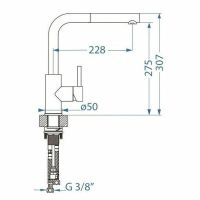 Смеситель для кухни Alveus Zeos P Monarch White Matt Белый матовый арт-1136506 — фото 2, Смесители для кухни
