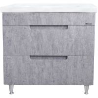 Тумба под раковину Bellezza Грейс 90 Скала серая арт-4630815110487 — фото 1, Тумбы под раковину