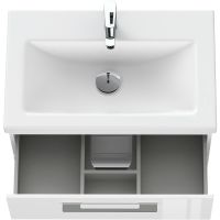 Тумба под раковину Cersanit Lara 70 подвесная Белая арт-64135 — фото 8, Тумбы под раковину