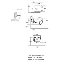 Биде Globo Mode подвесное Белое арт-MES09BI*1 — фото 7, Биде подвесные