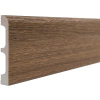 Плинтус Decor-Dizayn 2400x13x80 мм арт-706-92SH — фото 1, Плинтуса напольные