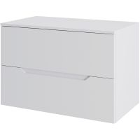 Тумба под раковину Orange Line 80 подвесная Белая матовая арт-Li-80TuwMDF — фото 1, Тумбы под раковину