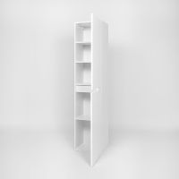 Шкаф пенал VIANT Куба 36 R подвесной Белый арт-VKUB360-PENR — фото 3, Пеналы для ванной комнаты