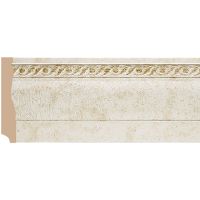 Плинтус Decomaster 2400x95x15 мм арт-153-41 — фото 1, Плинтуса напольные