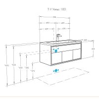 Тумба под раковину Aquaton Уэльс 80 подвесная Авеллино грей Антрацит арт-1A267901WA6A0 — фото 9, Тумбы под раковину