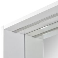 Зеркало Aquaton Капри 80 с подсветкой Белое арт-1A230402KP010 — фото 2, Зеркала в ванную комнату