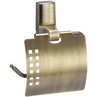 Держатель туалетной бумаги WasserKRAFT Exter с крышкой Светлая бронза арт-K-5225 — фото 1, Держатели туалетной бумаги