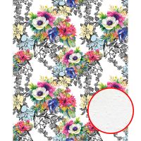 Фреска Ortograf Цветы 5513 Фактура бархат FX Флизелин (2,2*2,7) Разноцветный, Цветы арт-5513 (бархат FX) — фото 1, Фрески