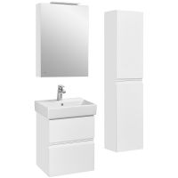 Зеркальный шкаф Roca Oleta 50 L с подсветкой Белый матовый арт-A857643501 — фото 3, Зеркальные шкафы в ванную