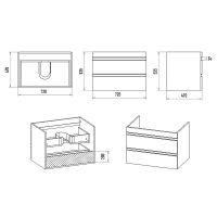 Товар: Тумба с раковиной Misty Ингрид 75 подвесная Белая арт-УТ000015021 - фото 7 Тумба с раковиной Misty Ингрид 75 подвесная Белая арт-УТ000015021 — фото 7, Тумбы с раковиной