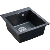 Кухонная мойка Paulmark Kante 45 Антрацит арт-PM104651-AN — фото 2, Кухонные мойки