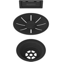Выпуск для мойки Blanco C-overflow Черный матовый арт-239975 — фото 1, Донные клапаны