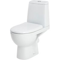 Унитаз компакт Кировит Бриг с бачком и сиденьем Микролифт арт-Вн УнБ85 — фото 1, Напольные унитазы