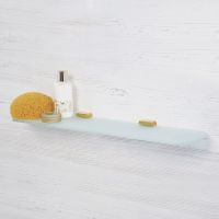 Товар: Стеклянная полка WasserKRAFT Sauer Золото арт-K-7924 - фото 2 Стеклянная полка WasserKRAFT Sauer Золото арт-K-7924 — фото 2, Полки для ванной и душа